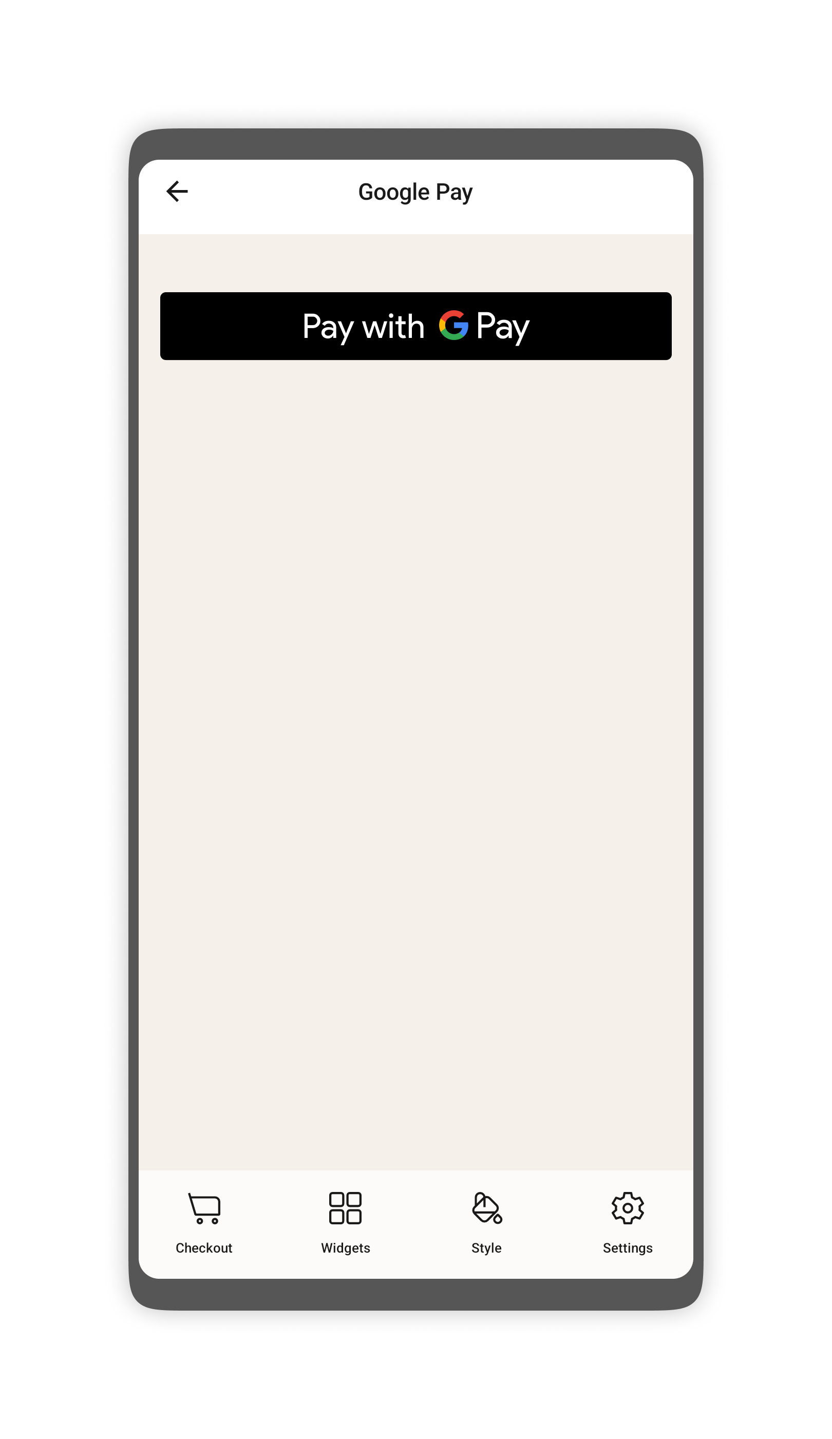 GooglePay View
